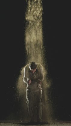 Bill Viola, still images from Martyrs (Earth, Air, Fire, Water), 2014