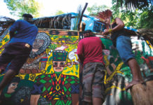 O coletivo Mahku, do povo Huni Kuin (Acre), que expõe na mostra Encontros Ameríndios