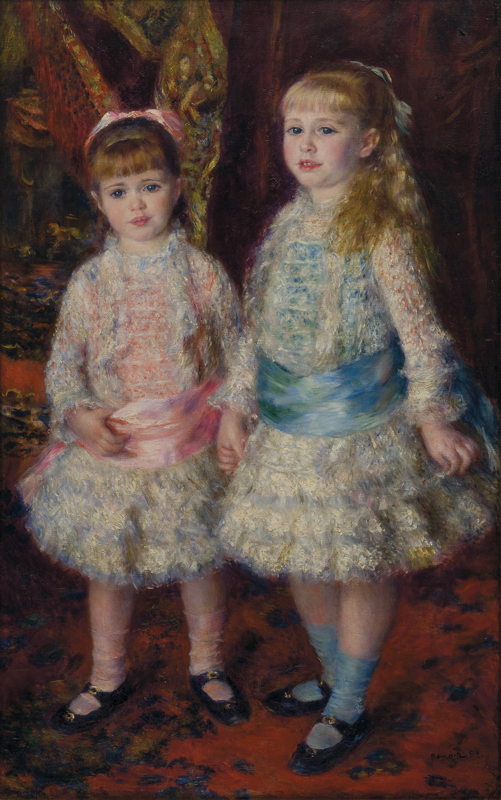 Rosa e azul - As meninas Cahen d'Anvers, de Renoir, no MASP