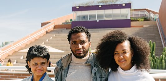 Beatriz Lemos, Thiago de Paula Souza e Diane Lima, curadores da 3a edição da Frestas - Trienal de Artes