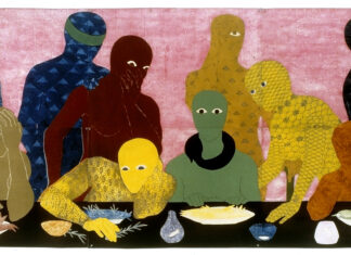 34ª Bienal de São Paulo. "La Cena" (The Supper), 1991, da artista cubana Belkis Ayón, uma das participantes da Bienal