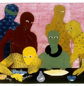 34ª Bienal de São Paulo. "La Cena" (The Supper), 1991, da artista cubana Belkis Ayón, uma das participantes da Bienal