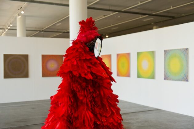 Obra de Daiara Tukano no pavilhão da Bienal. Foto: © Levi Fanan / Fundação Bienal de São Paulo