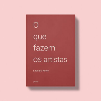 Livros - o que fazem os artistas