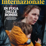 Capa da revista Internazionale, com foto de Gleb Garanich.