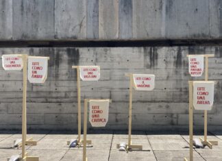 Pequena Manifestação, de Joana Amador e Mariana Lacerda, que esteve em cartaz no MuBE, em São Paulo