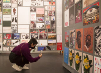 Vista da exposição Xilograffiti, no Sesc Consolação. Foto: Evelson de Freitas