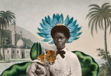 Silvana Mendes, "Afetocolagens - Reconstruindo Narrativas Visuais de Negros na Fotografia Colonial", Série II, 2022 - PREAMAR. Cortesia SP-Arte.