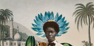 Silvana Mendes, "Afetocolagens - Reconstruindo Narrativas Visuais de Negros na Fotografia Colonial", Série II, 2022 - PREAMAR. Cortesia SP-Arte.