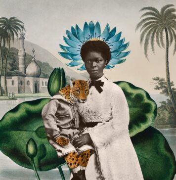 Silvana Mendes, "Afetocolagens - Reconstruindo Narrativas Visuais de Negros na Fotografia Colonial", Série II, 2022 - PREAMAR. Cortesia SP-Arte.