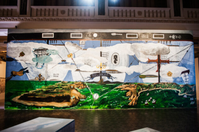 Arjan Martins, "O Triângulo Atlântico Entre Tempos Distópicos", Bienal do Mercosul (2018). Foto: Thiéle Elissa/Cortesia A Gentil Carioca