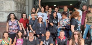 Artistas fazem vigília em frente à sede do Ministério Público de São Paulo por mudanças nos editais da Lei Paulo Gustavo Foto: Divulgação