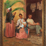 "Redenção de Cã", 1895, óleo sobre tela, 199 x 166 cm, assinada M. Brocos Rio de janeiro. 1895. Coleção Museu Nacional de Belas Artes/Ibram Foto: Rômulo Fialdini